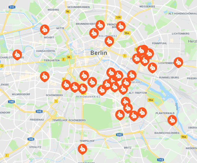 Hoard Berlin map